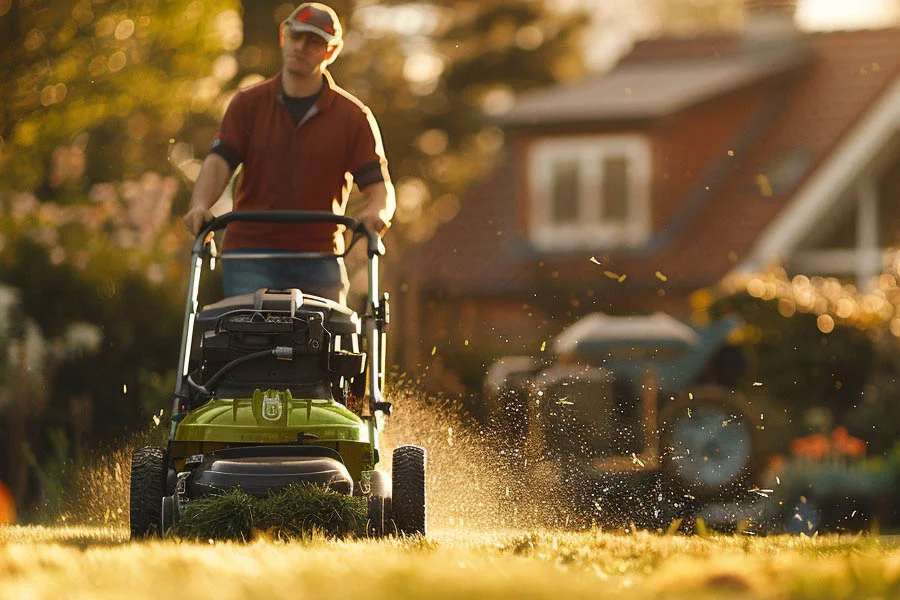 cordless black and decker lawn mower