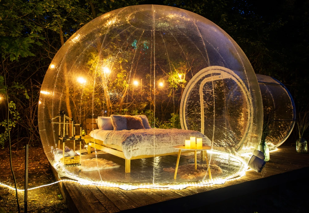 outdoor camping inflatable bubble tent